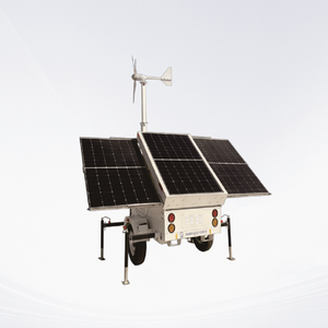 Mobiler Wind-Solar-Hybrid-Energiespeicheranh&auml;nger