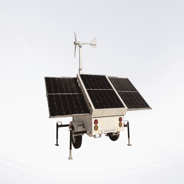 Mobile Wind-Solar Hybrid Energy Storage Trailer