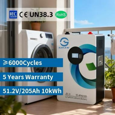 GWB10kWh 200Ah 벽걸이 형 전원 벽 LiFePO4 배터리